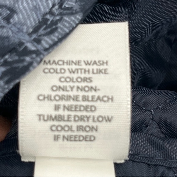 J Jill L Full Zip Blue Quilted Vest - Picture 5 of 7